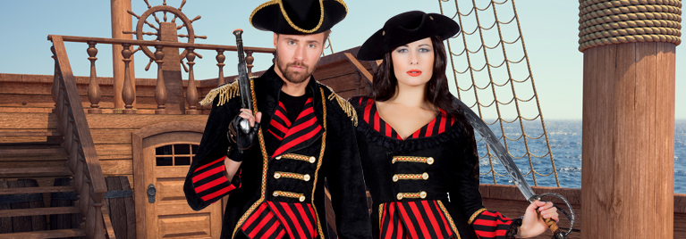 Piratenkostüm Kostüm Pirat Piratin Damen Herren Seeräuber Karneval Fasching