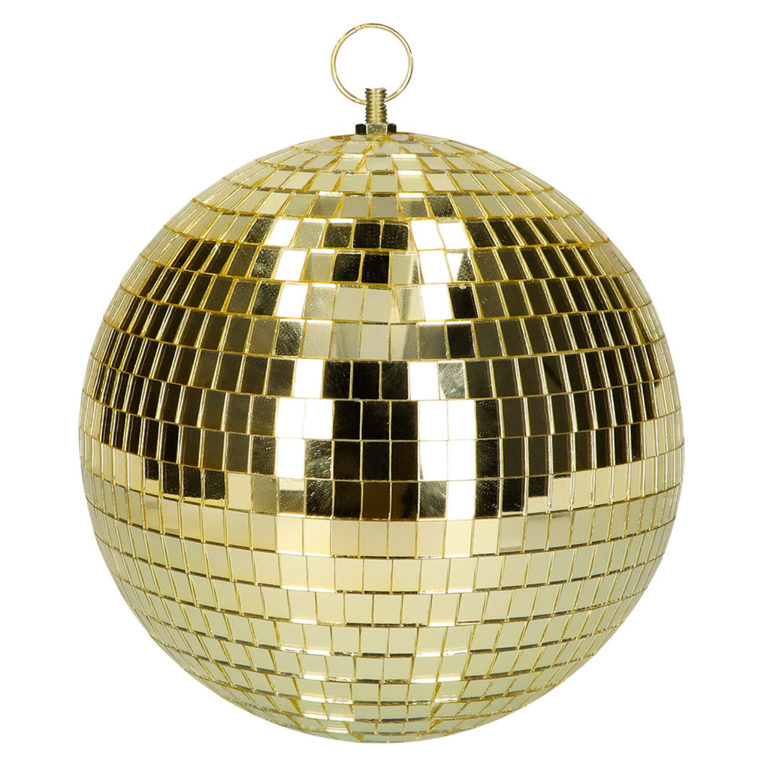NEU Disco-Kugel gold, Ø20cm, mit Aufhänger - Disco-Party & 80er