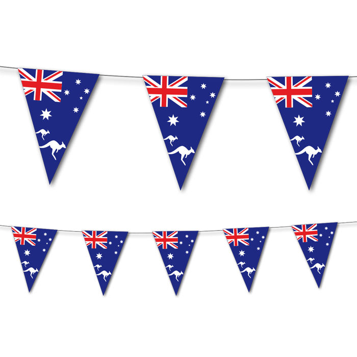 Wimpelkette Australien, 10 Flaggen, 20x30 cm - Girlanden & Wimpelketten für  Hochzeiten Girlanden & Wimpelketten Festbedarf Produkte 