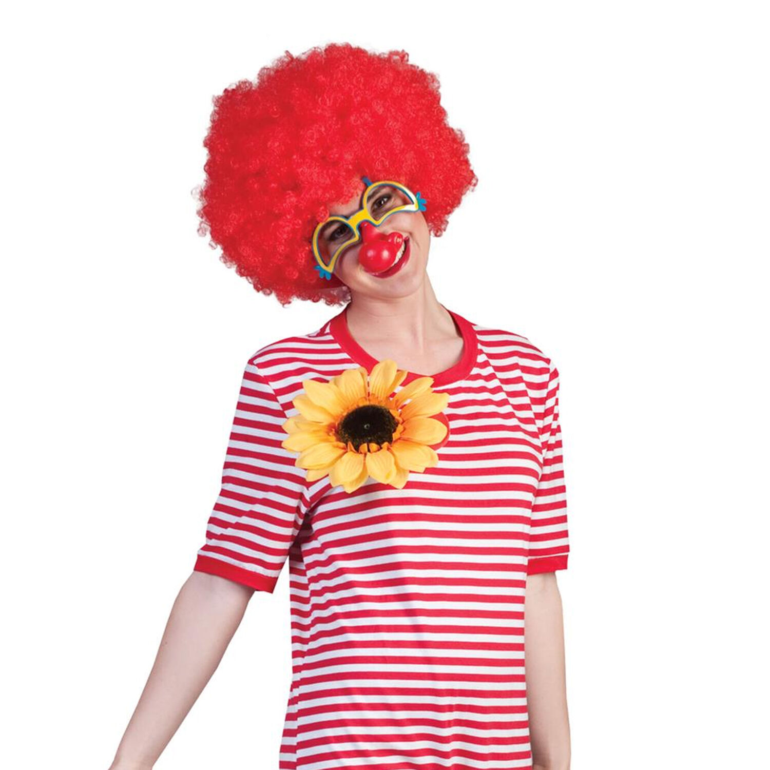 NEU Clown-Hupe, ca. 19cm, Rot - Clown, Baby & Co. Kostüme