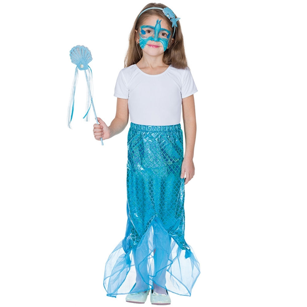 SALE Kostüm-Set Meerjungfrau blau, 3-teilig - % SALE - Preiswerte Kostüme &  Zubehör entdecken SALE 