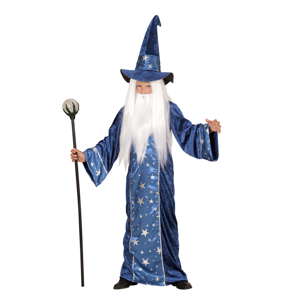 Kinder-Kostüm Fantasy Zauberer - Verschiedene Größen (128-140) -  Kinderkostüme Zauberer, Hexen & Halloween Kostüme & Zubehör für Kinder  Kostüme & Verkleiden Produkte