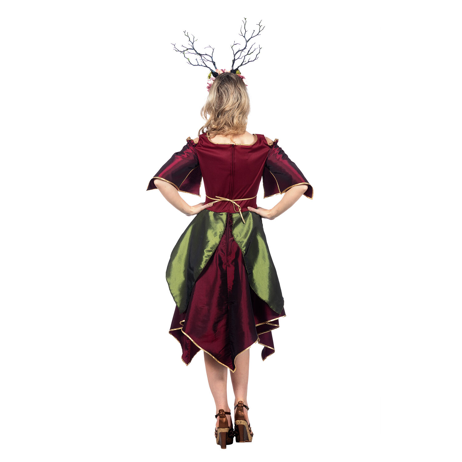NEU Damen-Kostm Waldfee, Kleid mit Korsage, mehrfarbig, Gr. 36 Bild 4