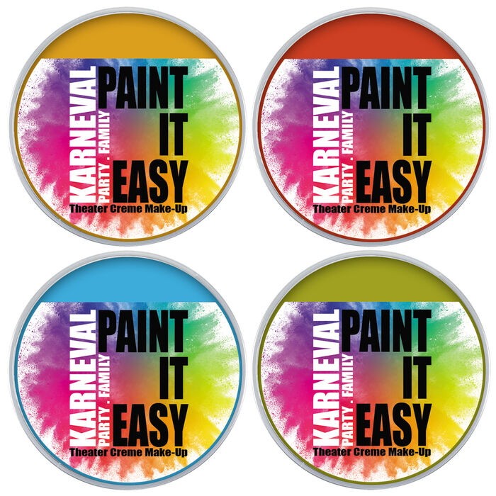 SALE Theater-Make-Up / Creme-Schminke auf Fettbasis, 25g - Verschiedene Karnevalsfarben