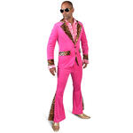 NEU Herren-Kostm Samt-Anzug pinker Pimp - verschiedene Gren (S-XXL)