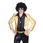 NEU Herren-Kost�m Disco-Fever-Jacke, gold - Verschiedene Gr��en (48-62)