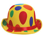 NEU Melone Clownshut mit bunten Punkten