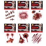 NEU Temporres Tattoo Halloween Horror, sortierte Modelle, 1 Stck