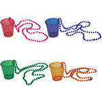 NEU Halskette mit Schnapsglas / Shotglas, sortierte Farben, 1 Stck
