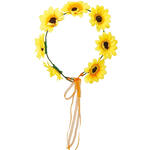 NEU Blumenkranz mit gelben Margeriten