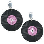 NEU Ohrclips / Ohrringe Disco Schallplatten, 2 Stck