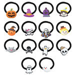 NEU Haargummis Halloween-Motive, 14 Stck