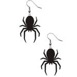 NEU Ohrringe Halloween-Spinne, zwei Stck