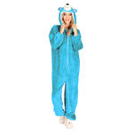 NEU Unisex-Kostüm Plüsch-Overall Fantasy-Bär, blau, verschiedene Größen (XS-XXL)