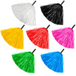Pompon / Pom Pom mit Griff, 1 St�ck - Verschiedene Farben