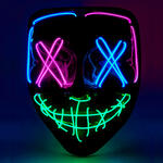 NEU LED-Maske Halloween bunt, grenverstellbar