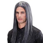 NEU Dream-Hair-Percke Mnner-Langhaar, silbergrau