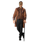 NEU Herren-Kostüm Steampunk-Mantel Snake, braun - Verschiedene Größen (48-60)