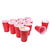 NEU Bier-Pong Spiel-Set mit 12 Bechern und 15 Bllen