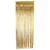 SALE Vorhang Lametta Metallic gold, 244 x 91 cm
