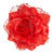 NEU Kostm-Zubehr rote Rose auf Haarspange
