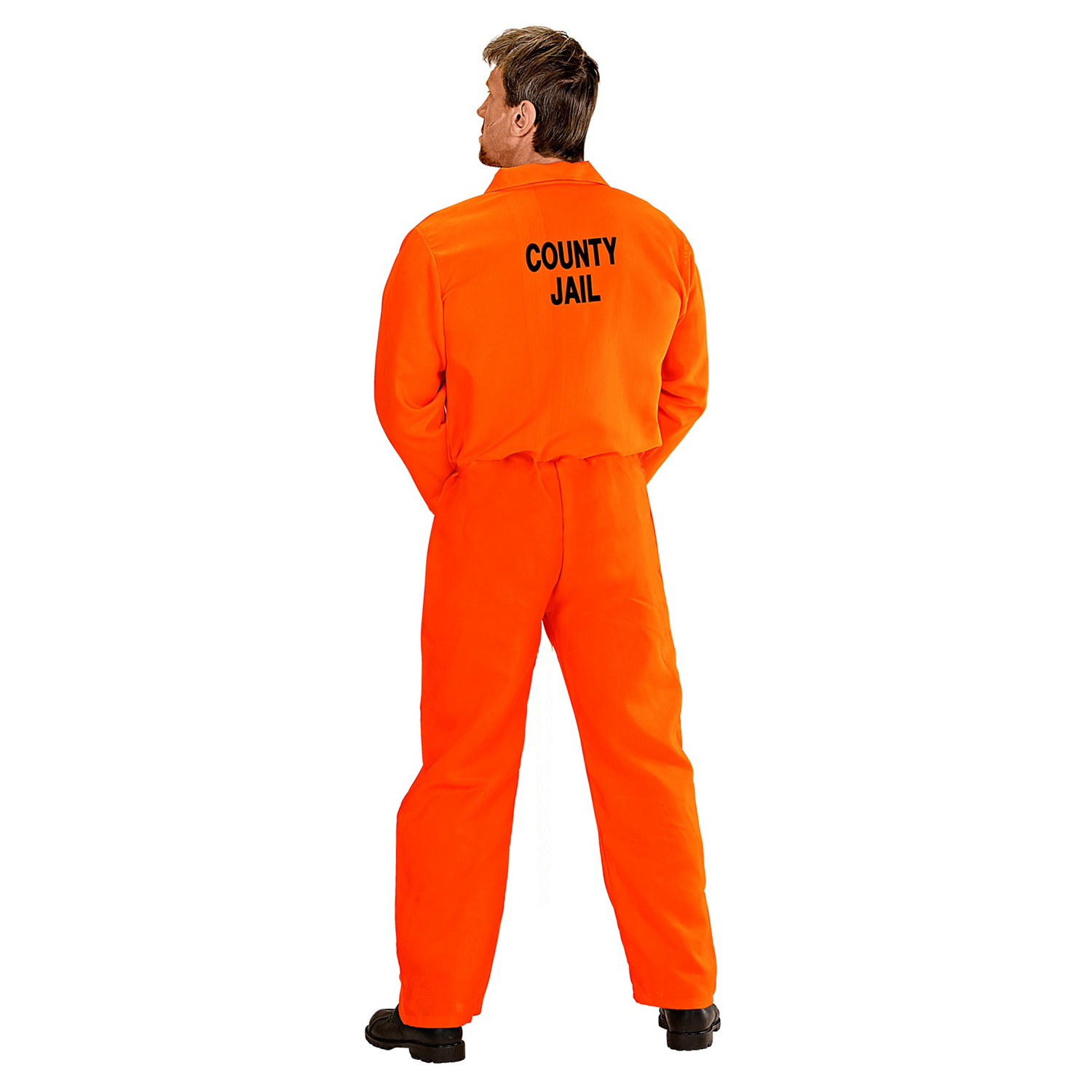 NEU Kostüm Amerikanischer Häftling / Sträfling, Overall, Orange -  verschiedene Größen (S-XXL) - Polizei, FBI & Sträfling Kostüme & Zubehör  für Erwachsene Kostüme & Verkleiden Produkte 