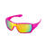 NEU Brille 80er-Jahre, neon-pink mit verspiegelten Glsern