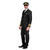 NEU Herren-Kostm Luxus-Pilot, mit Jacke und Hose, schwarz, Gr. S Bild 2