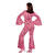 NEU Damen-Kostm 70er-Jahre Catsuit mit Grtel, pink, Gr. 36 Bild 2