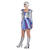 NEU Damen-Kostm Space-Kleid, metallic-silber-irisierend, Gr. 34 Bild 2