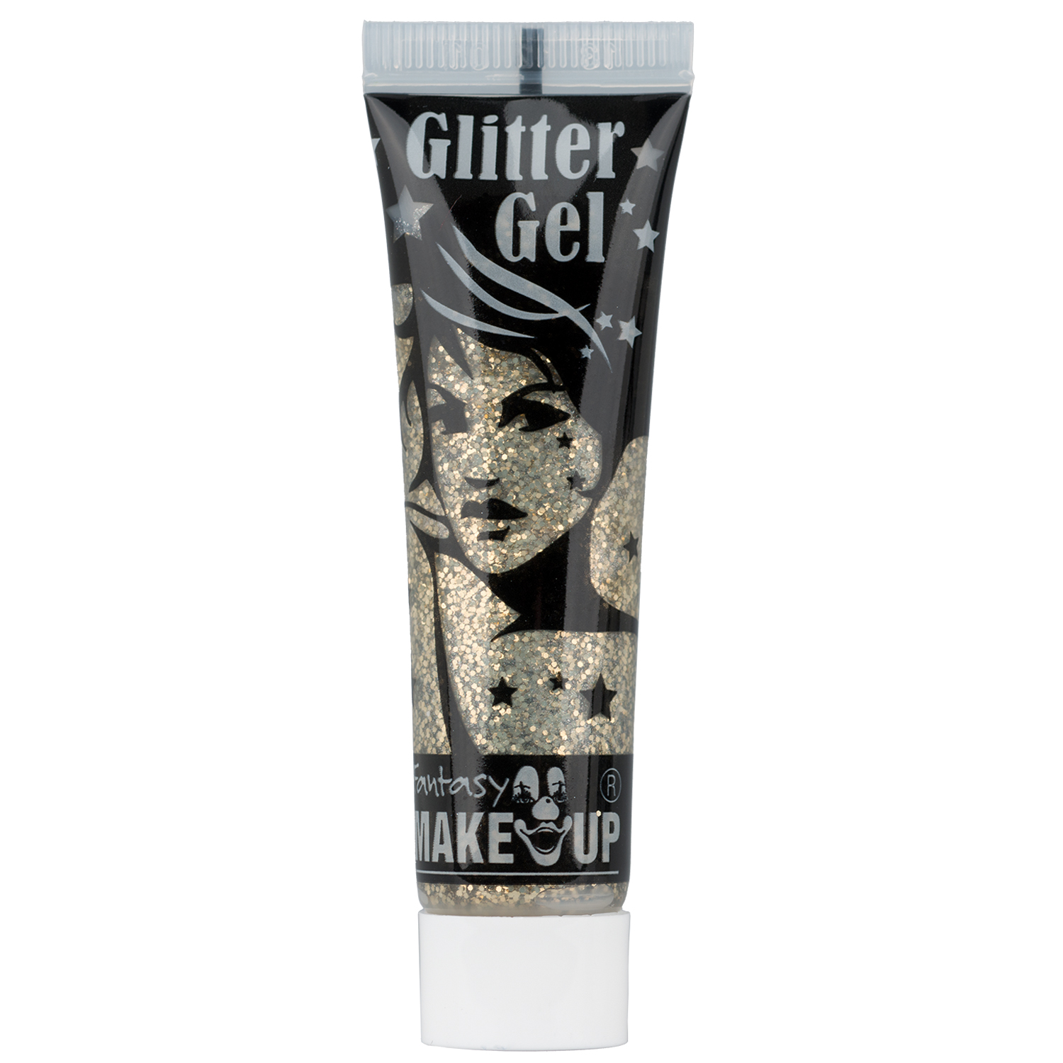 SALE Fantasy Glittercreme für die Haut, Tube 15ml, Gold