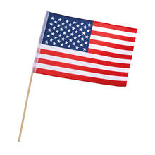 Vermietung USA Fahne 60 x 90 cm auf Stange - Options
