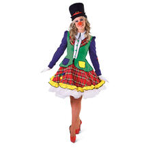 NEU Damen-Kostüm Kleid Clown Pipo - Verschiedene Größen (S-XL)