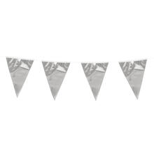 SALE Mini-Wimpelkette silber, 3 m, 1 Stk.