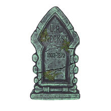 SALE Halloween-Deko Grabstein 1902-1972, 43x22cm