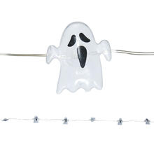 NEU Halloween-Lichterkette Geister, batteriebetrieben, Länge ca. 120 cm