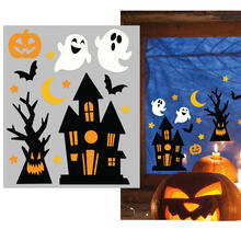 NEU Halloween-Deko Gel-Dekoration Gespenster, ca. 20x25cm