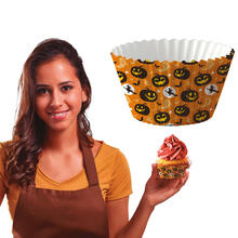 NEU Muffin-Förmchenpapier Kürbis, 5cm, 50 Stück