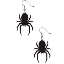 NEU Ohrringe Halloween-Spinne, zwei Stück