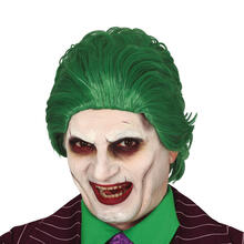 NEU Perücke Horror-Clown, grün
