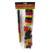 SALE Fußballset Deutschland, Autoflagge, Hawaiikette, Schweißbänder
