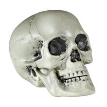 Deko-Figur Totenkopfschädel, 21cm, Kunststoff