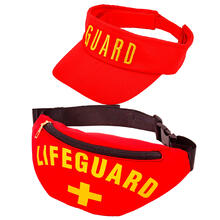NEU Accessoire-Set Rettungsschwimmer / Lifeguard, Schirmmütze und Bauchtasche