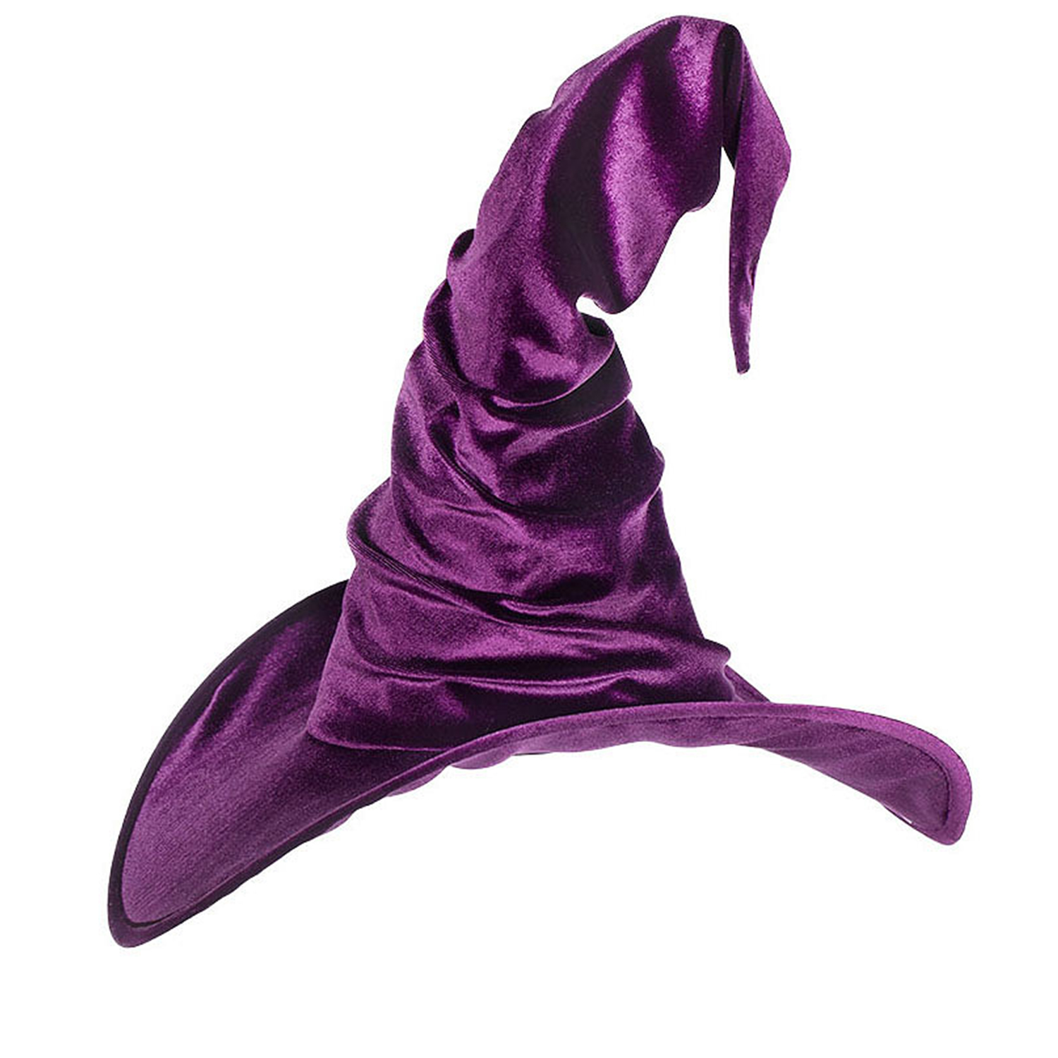 NEU Hut Hexenhut aus Samt, pink, Einheitsgröße